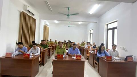 HẠT KIỂM LÂM NẬM NHÙN TỔ CHỨC HỘI NGHỊ KÝ KẾT QUY CHẾ, KẾ HOẠCH PHỐI HỢP TRONG CÔNG TÁC QUẢN LÝ, BẢO VỆ RỪNG, PCCCR VÀ PHÒNG, CHỐNG TỘI PHẠM VỀ ĐA DẠNG SINH HỌC
