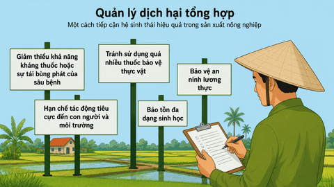 Quản lý dịch hại tổng hợp (IPM) – Giải pháp giảm thuốc bảo vệ thực vật trong sản xuất
