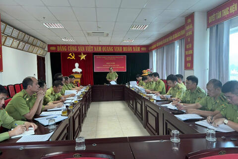 Chi cục Kiểm lâm Lai Châu tổ chức Hội nghị sơ kết hoạt động 6 tháng đầu năm; nhiệm vụ giải pháp thực hiện 6 tháng cuối năm 2025