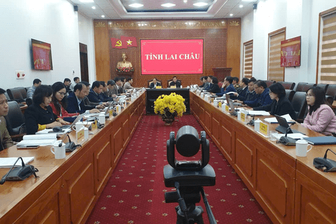 Lai Châu tham dự Hội nghị trực tuyến toàn quốc triển khai các Nghị quyết của Quốc hội