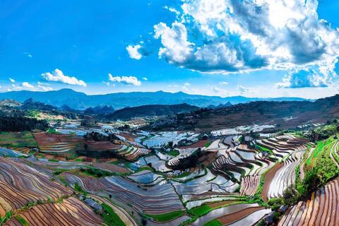 Tả Lèng mùa nước đổ
