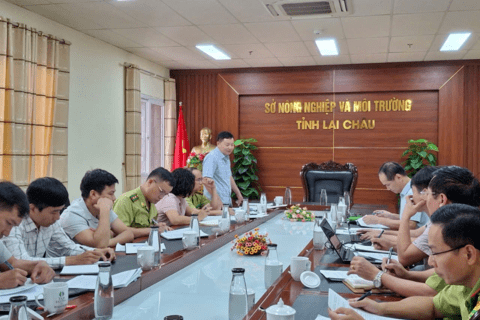Cục Lâm nghiệp và Kiểm lâm làm việc với Sở Nông nghiệp và Môi trường
