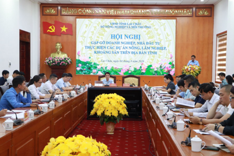 Hội nghị gặp gỡ doanh nghiệp, nhà đầu tư thực hiện các dự án nông, lâm nghiệp, khoáng sản trên địa bàn tỉnh