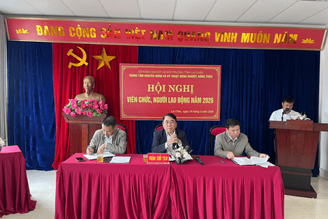 Trung tâm Khuyến nông và Kỹ thuật Nông nghiệp, nông thôn tỉnh Lai Châu tổ chức Hội nghị viên chức, người lao động năm 2026
