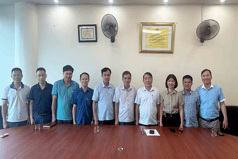 Đoàn công tác Trung tâm Khuyến nông và kỹ thuật nông nghiệp, nông thôn tỉnh Lai Châu tới làm việc, tham quan mô hình tại tỉnh Hải Dương