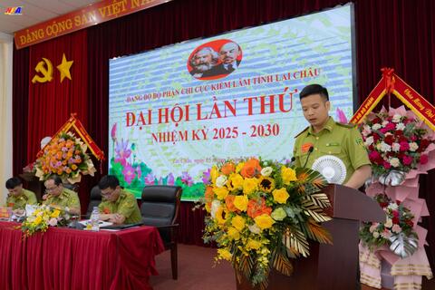 ĐẠI HỘI ĐẢNG BỘ BỘ PHẬN CHI CỤC KIỂM LÂM LẦN THỨ II, NHIỆM KỲ 2025-2030
