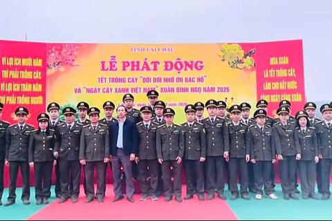 CHI CỤC KIỂM LÂM TỈNH LAI CHÂU HƯỞNG ỨNG: LỄ PHÁT ĐỘNG “TẾT TRỒNG CÂY ĐỜI ĐỜI NHỚ ƠN BÁC HỒ” VÀ “NGÀY CÂY XANH VIỆT NAM” XUÂN BÍNH NGỌ 2026