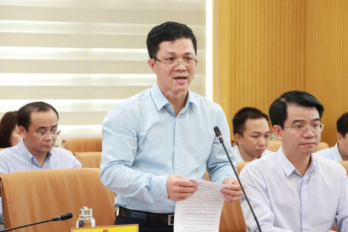 Ông Nguyễn Văn Long, Vụ trưởng Vụ Khoa học và Công nghệ. Ảnh: Khương Trung.