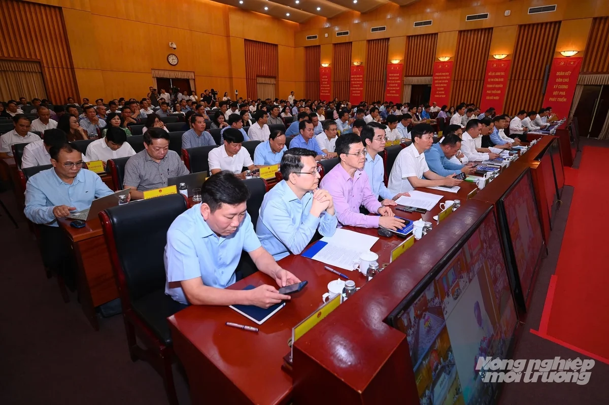 Các đại biểu tham dự Hội nghị tại điểm cầu Hà Nội. Ảnh: Tùng Đinh. Các đại biểu tham dự Hội nghị tại điểm cầu Hà Nội. Ảnh: Tùng Đinh.